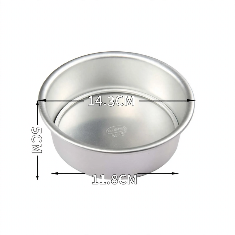 Runde Kuchenform mit Flachem Boden – Backform für Kuchen und Gebäck