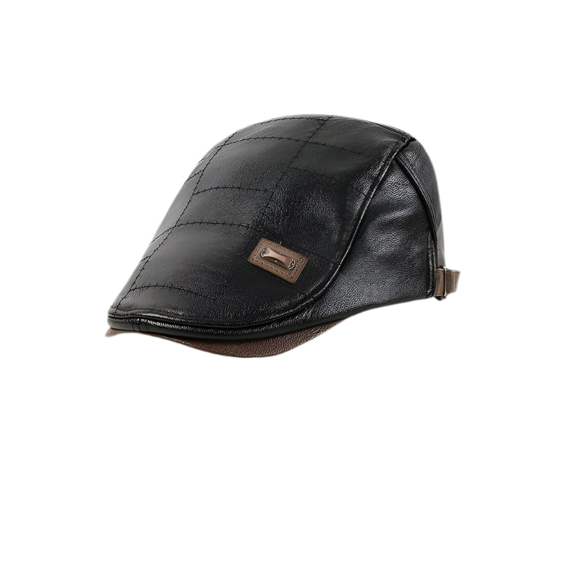 ElderLux Plüsch Leder Baret | Gemütliche Eleganz für ein warmes Wintererlebnis