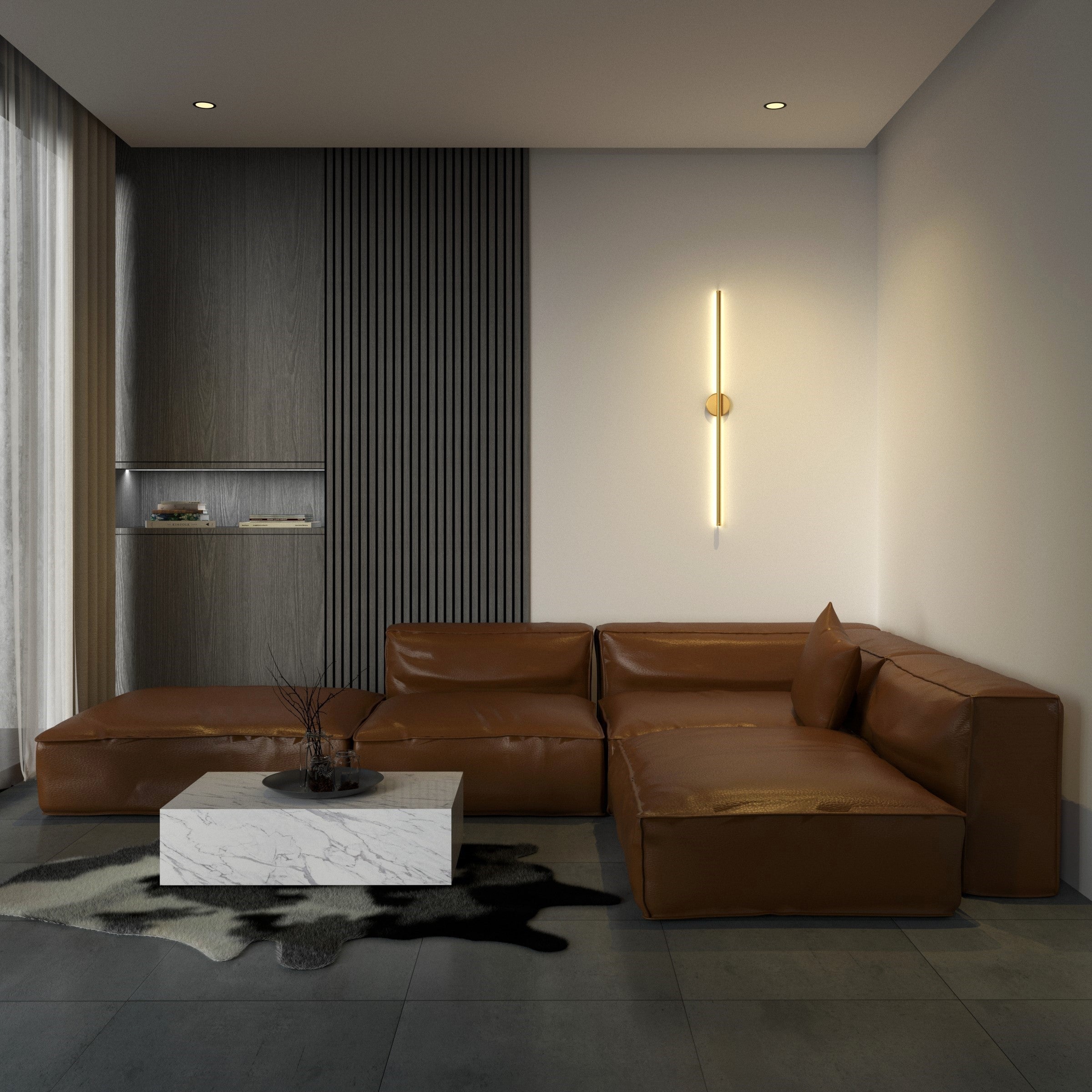Moderne Runde Wandleuchte