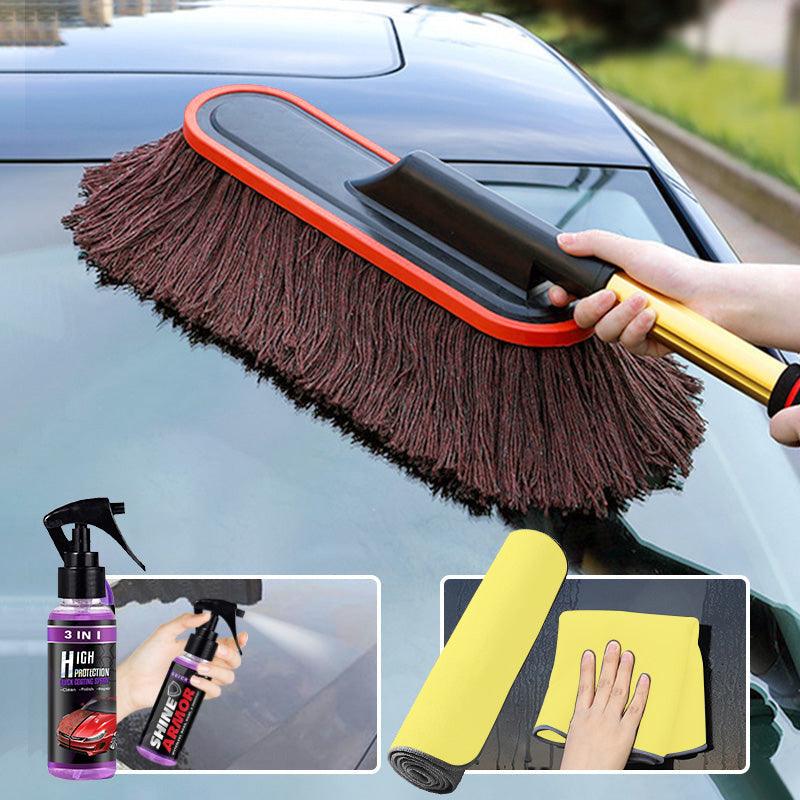 Elegant | Auto Duster mit Teleskopgriff - Effektive Reinigung - Praktisches Design - Einfach zu verstauen