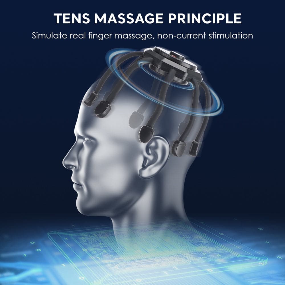 LuxAura Ultra Kopf-Massagegerät | Entspannende Massage für ultimative Erleichterung und Wohlbefinden