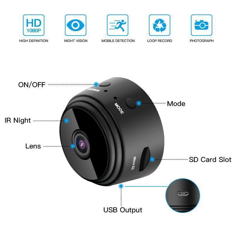 1080p Magnetische WiFi Mini Kamera-RV Anhänger Rückfahrkamera