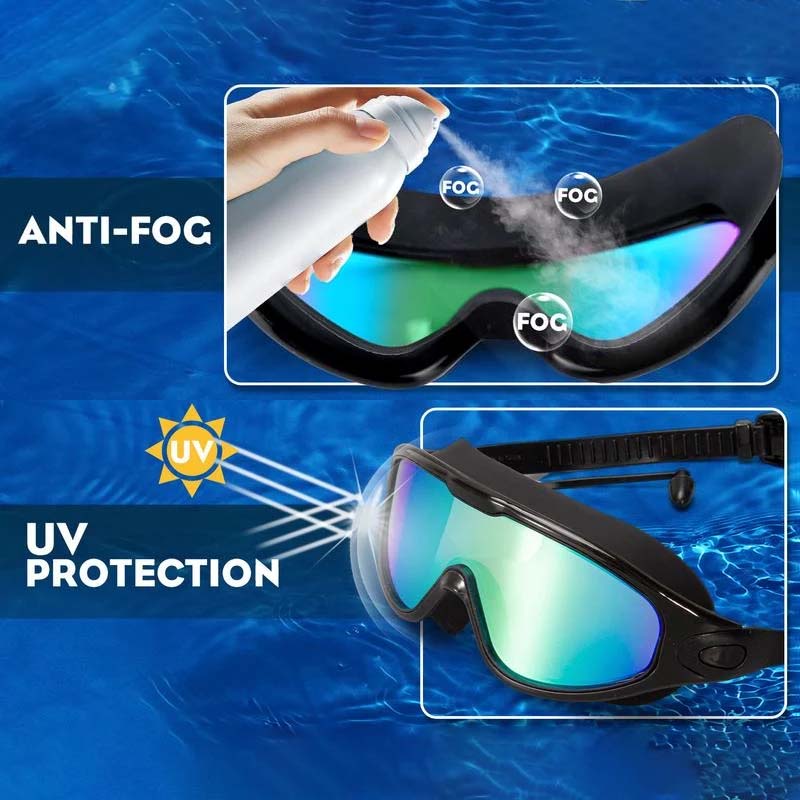 Weitwinkel Anti-Beschlag Schwimmbrille