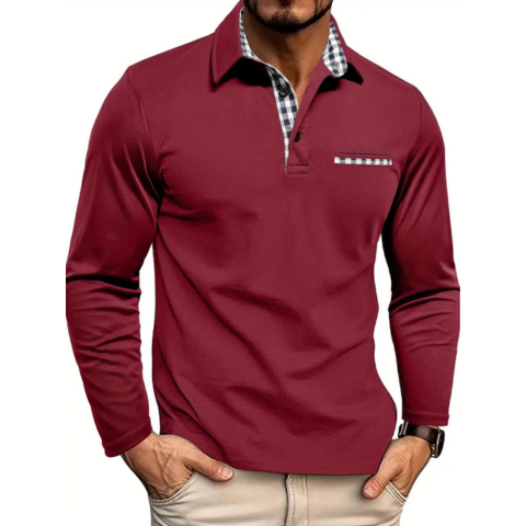 Zeitloses Polo für Herren | Lange Ärmel