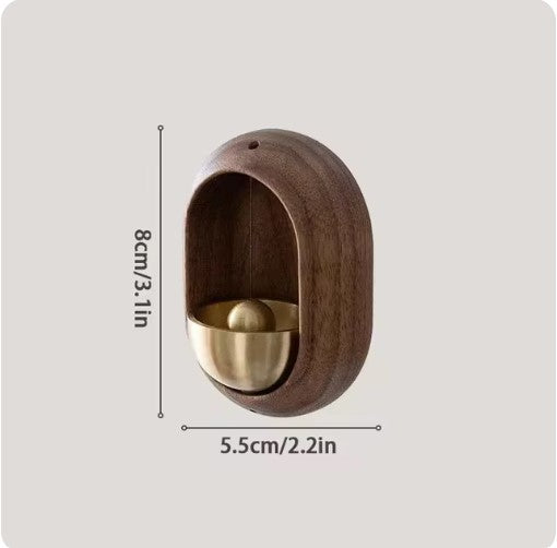 ZenChime | Elegante Holz-Glocke für die Tür