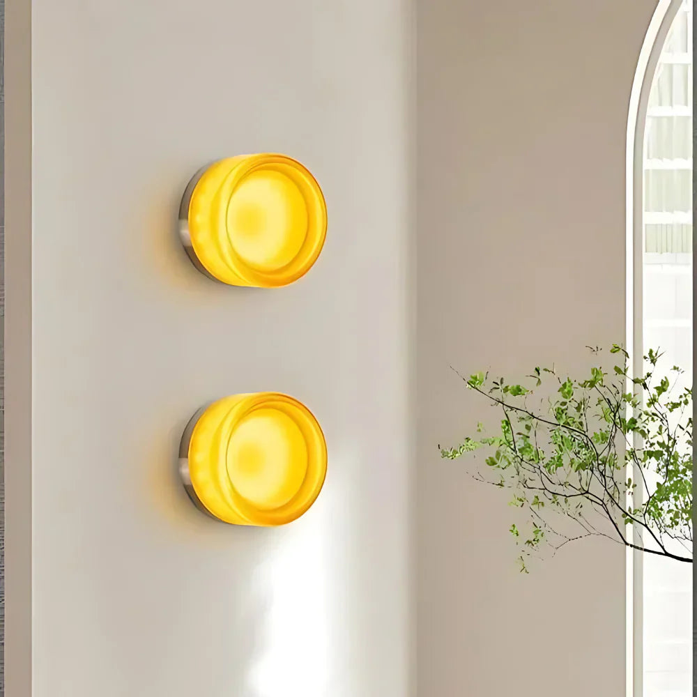 Nordic Acryl Dimple Wandleuchte LED 1-Licht