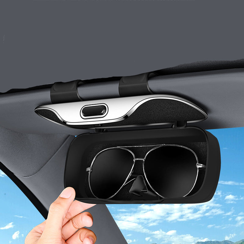 LuxAuto Luxe Sonnenbrillenetui | Eleganter Schutz für Ihre Sonnenbrille im Auto