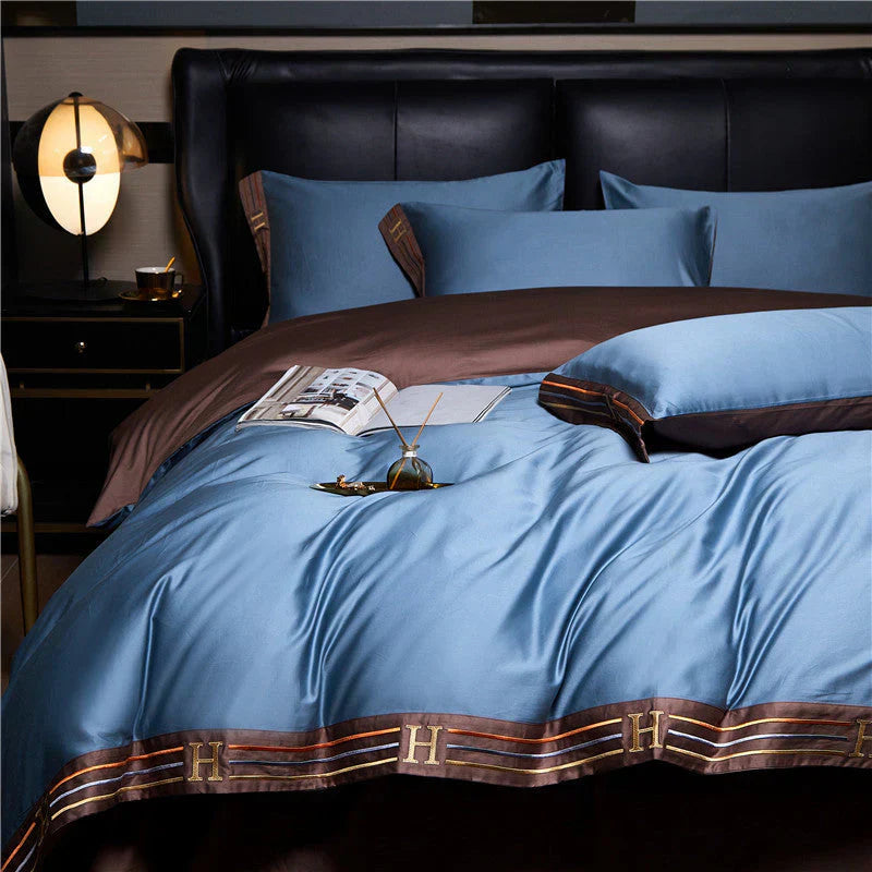 Deluxe Satin-Baumwoll Bettwäsche Set - Luxus für Ihr Schlafzimmer