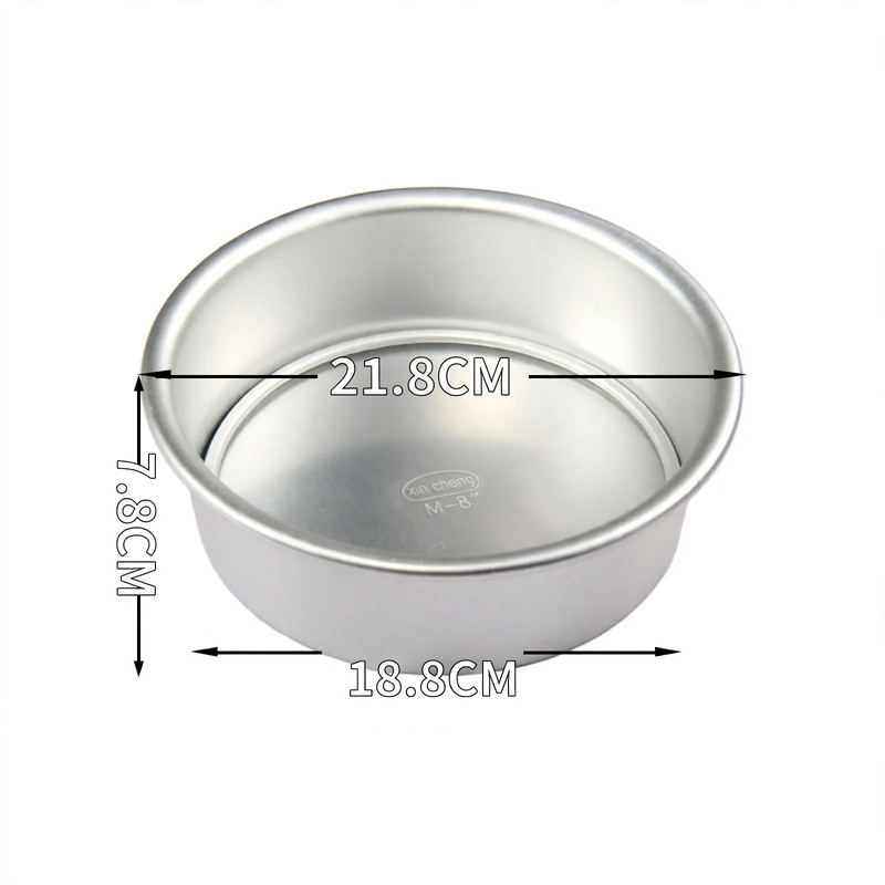 Runde Kuchenform mit Flachem Boden – Backform für Kuchen und Gebäck