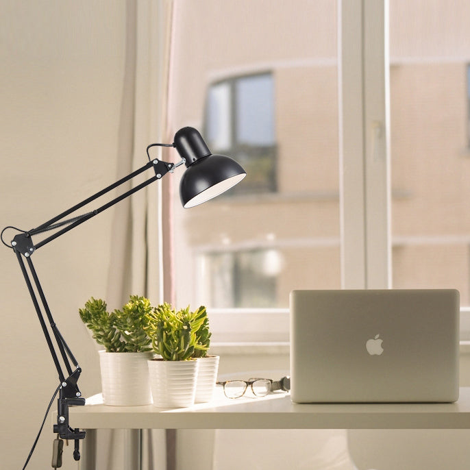 Moderne Minimalistische Verstellbare Metall LED Tischlampe | 1-Licht Clip-On
