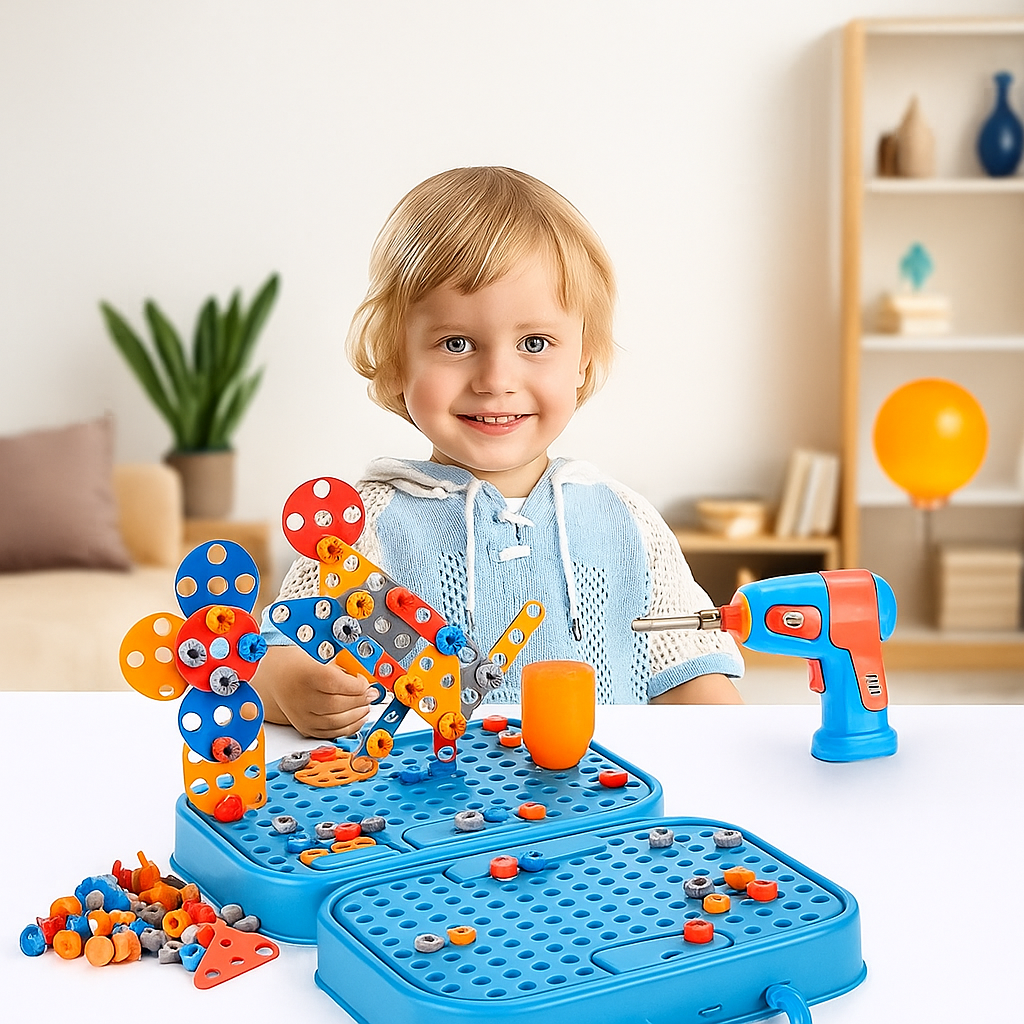 Dino Baukasten für Kinder Kreatives Spielzeug