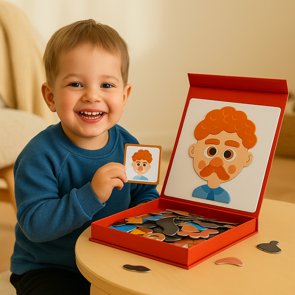 FaceJoy | Lernpuzzle-Spiel für Kinder über Gesichtsausdrücke