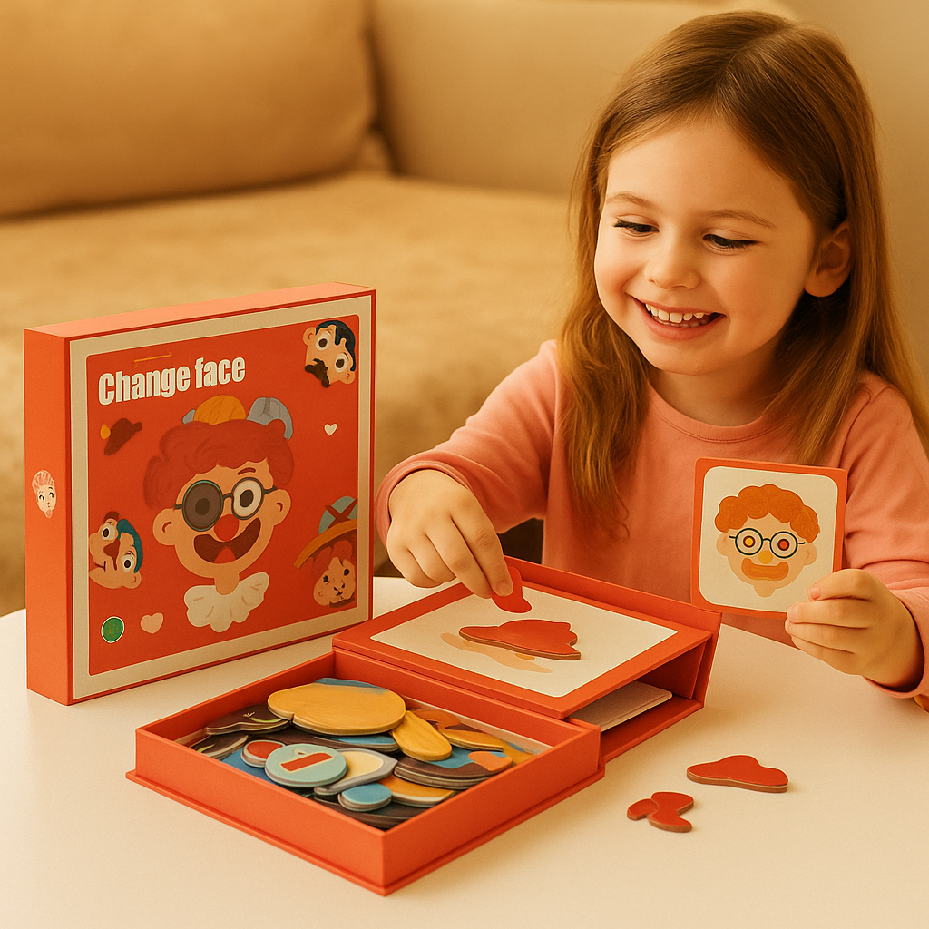 FaceJoy | Lernpuzzle-Spiel für Kinder über Gesichtsausdrücke