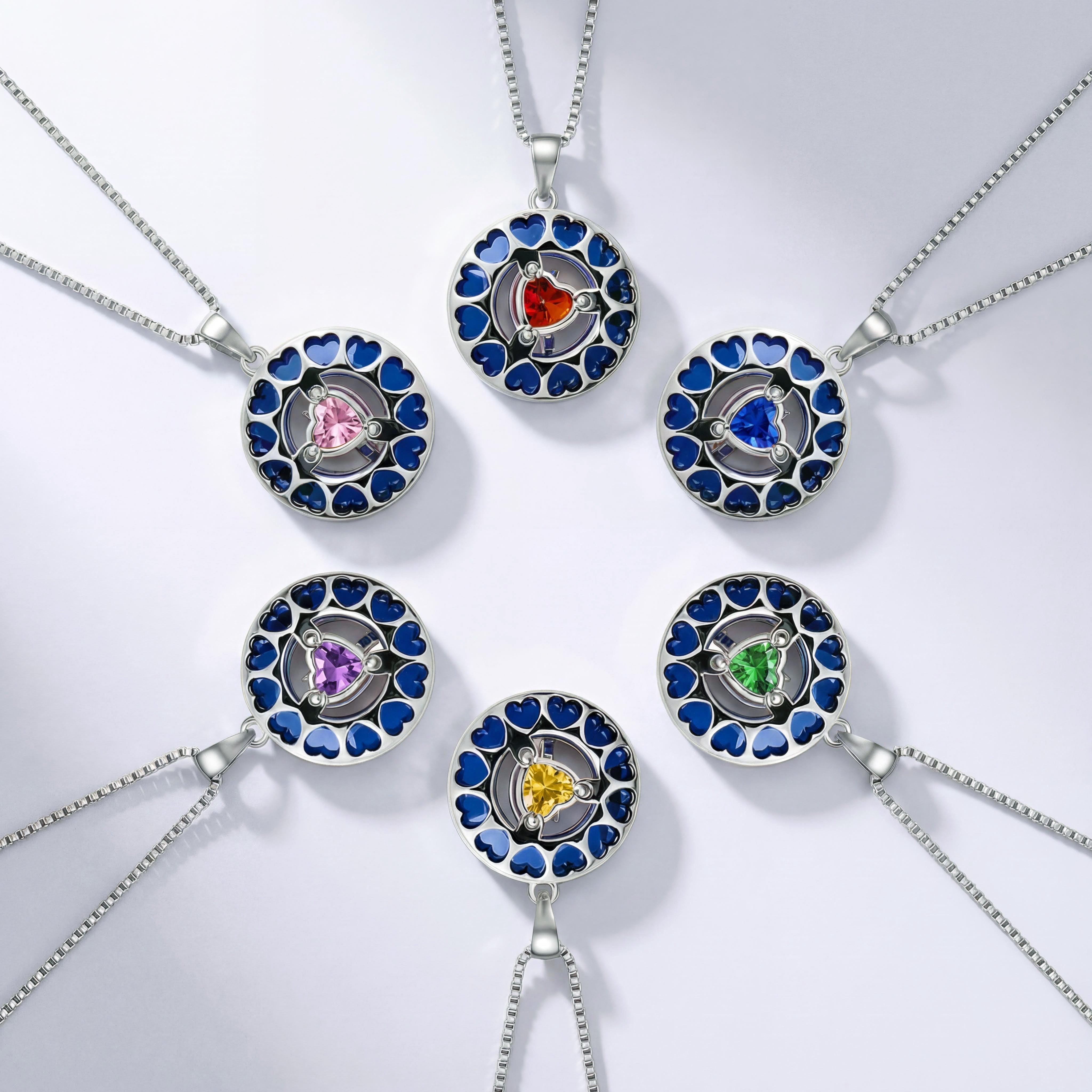 Lunara | Geburtsstein Kette Mondstern Design