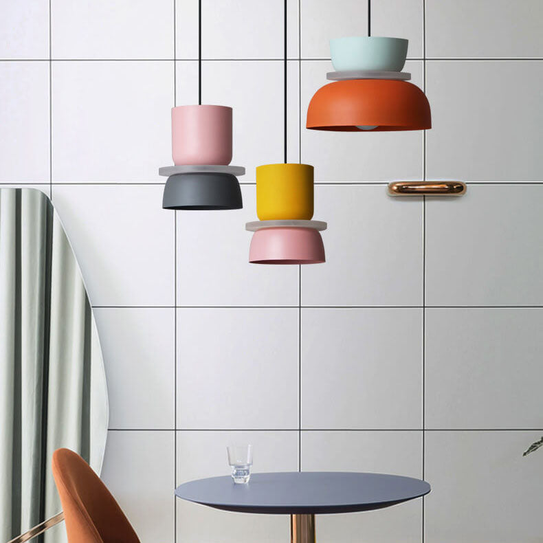 Frendorf | Macaron LED Pendelleuchte | Skandinavisches Farbdesign