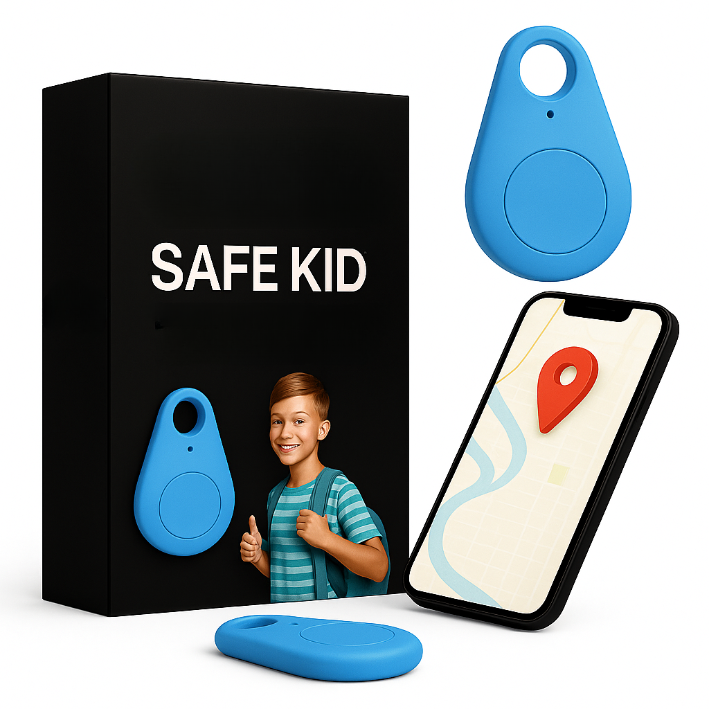 KidiSafe GPS-Standortgerät für Kinder mit Live-Standort und SOS wasserdicht