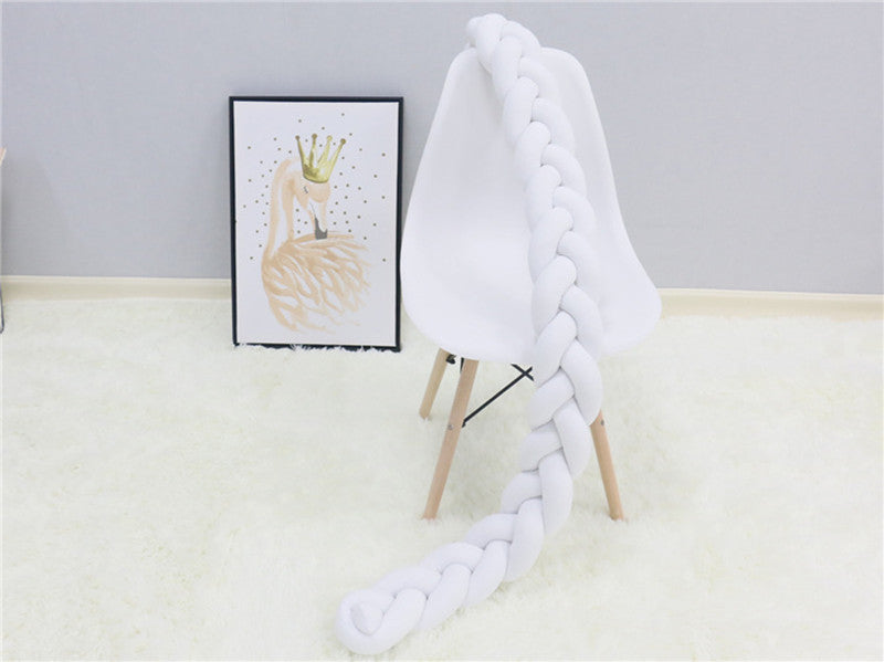 Premium Handgewebtes Babybettkissen