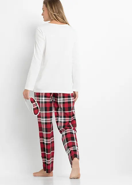 FeestKnit Passendes Weihnachts-Pyjama-Set – Weiche Baumwoll-Familienpyjamas für Gemütliche Feiertage