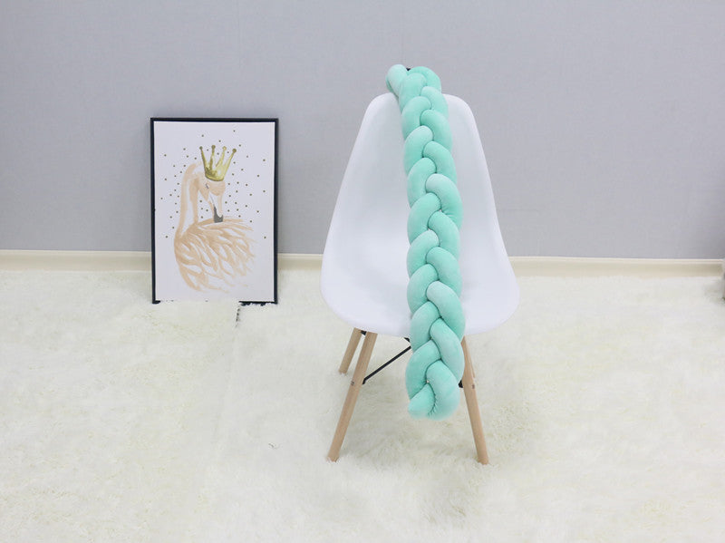 Premium Handgewebtes Babybettkissen