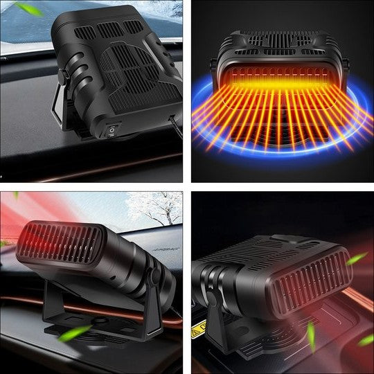 AutoHeat 12V Heiz- & Kühlventilator – Schnelles Abtauen und Komfort für Autos