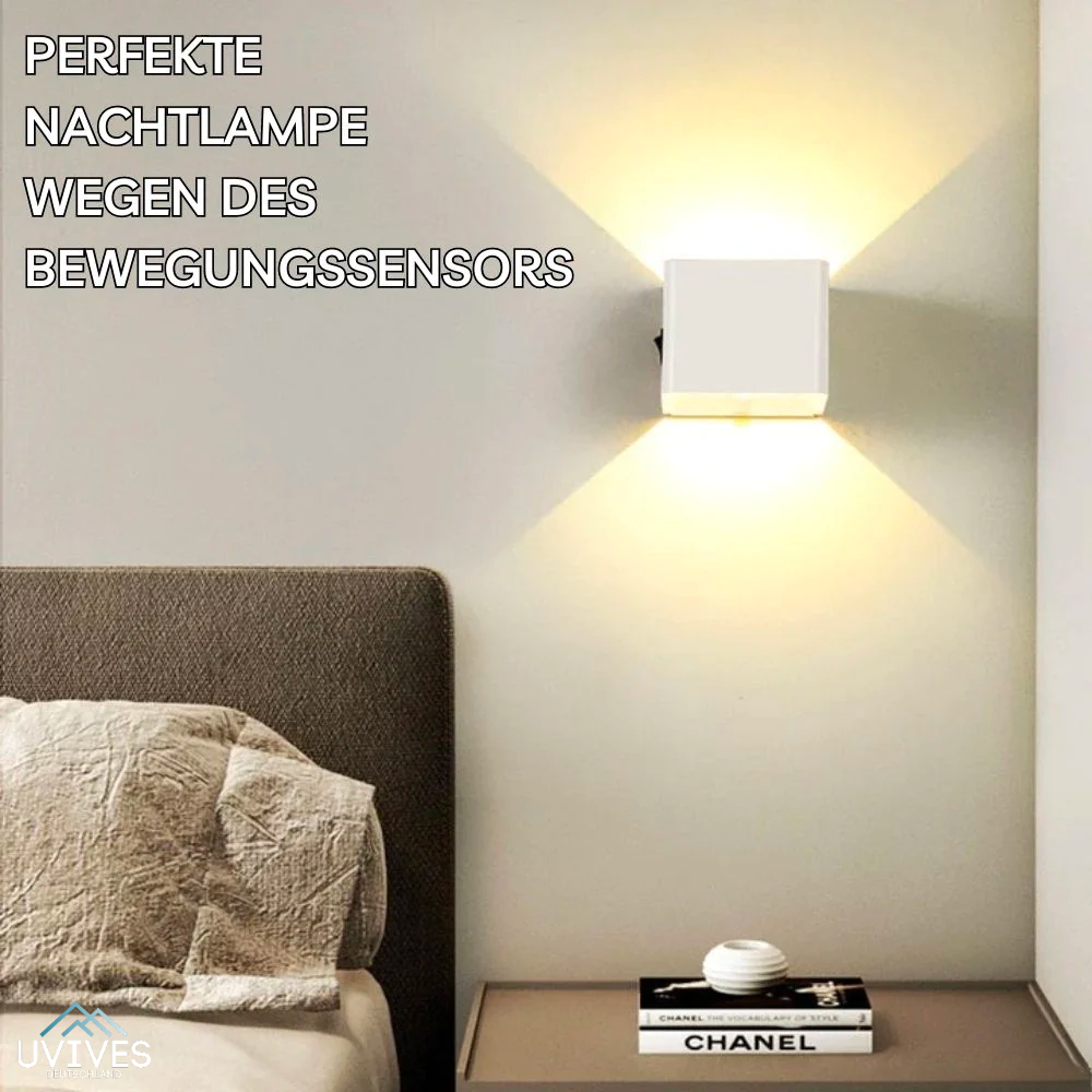 LuminaCube Kabellose Luxus Wandleuchte