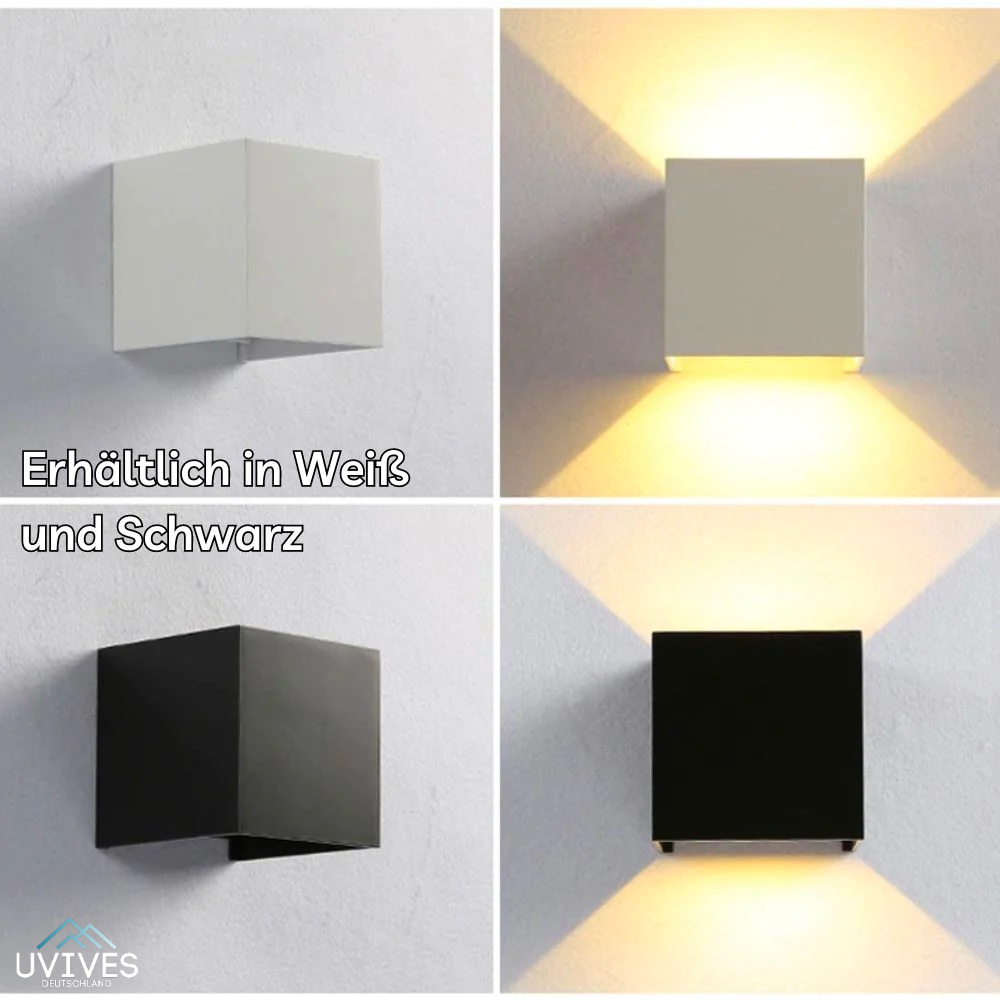 LuminaCube Kabellose Luxus Wandleuchte