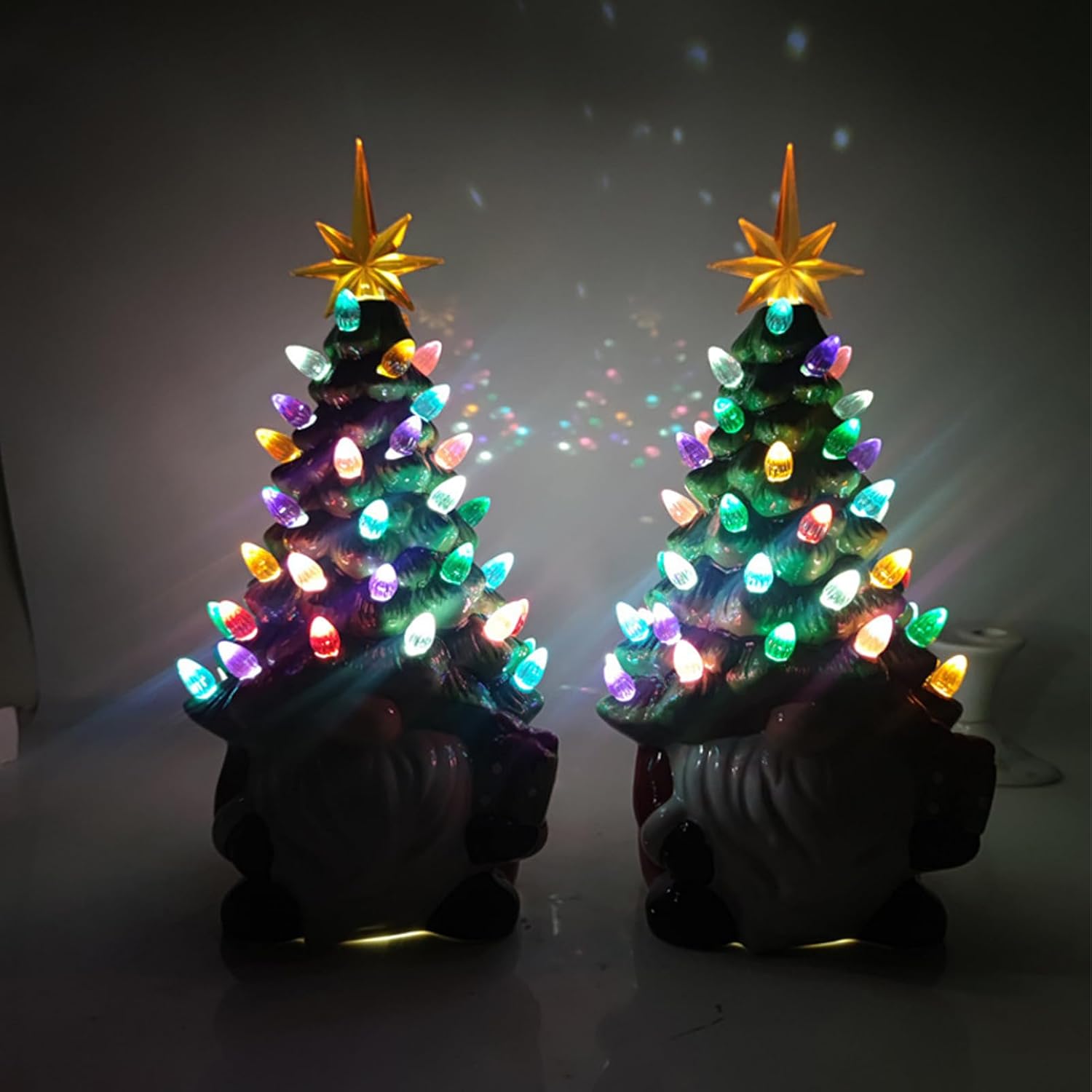 GnoomLicht Weihnachtswichtel – Leuchtende DIY Dekorationsbaum mit LED
