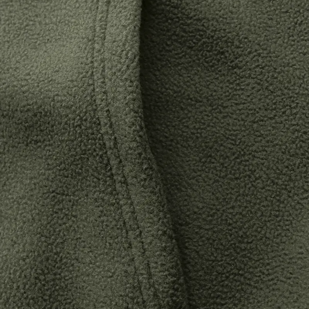 Herren Fleecejacke mit Kapuze & Reißverschluss
