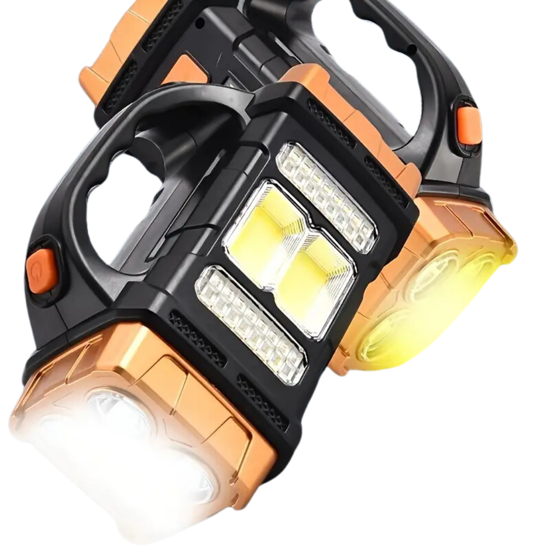 PowerBeam 4-in-1 Not Taschenlampe – Powerbank & Solarenergie für das Überleben im Freien
