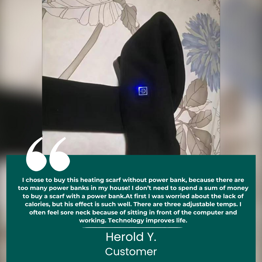 Heated Neck Warmer – Elektrischer Heizschal für den Winter