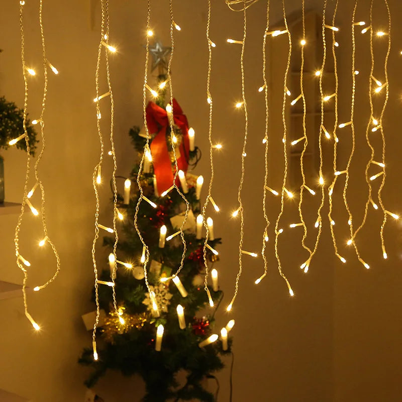 LED Eiszapfen Weihnachtsbeleuchtung – Stimmungsvolle Eiszapfen Lichterkette