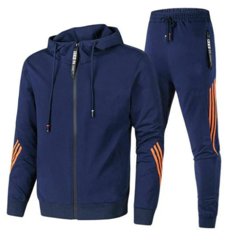 David | Herren Modernes Streetwear-Hoodie-Set