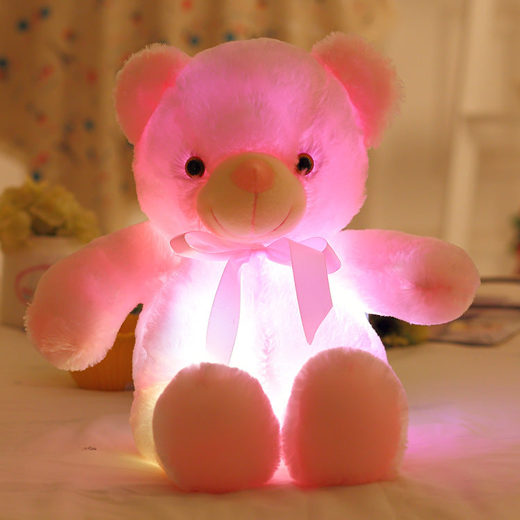 GlowBear | Bunter LED Licht Teddybaer Plüsch Spielzeug Weihnachtsangebot