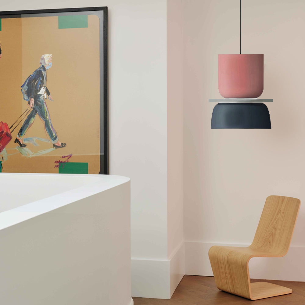 Lucie Farbblock Nordic Pendelleuchte