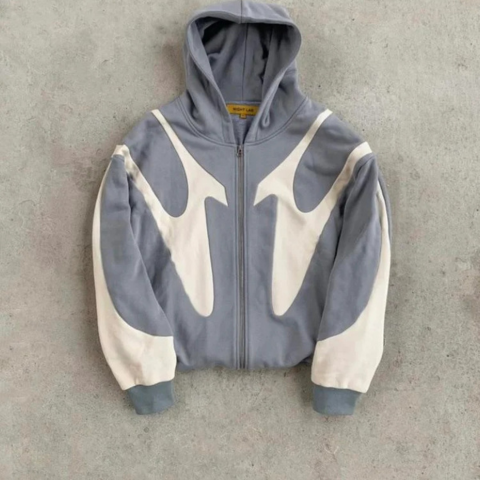 Urbaner und mutiger Hoodie für Herren | Mit Reißverschluss