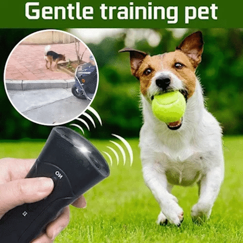 PawTrainer Taschenlampe | Ultraschall-Haustiertrainer mit LED-Taschenlampe