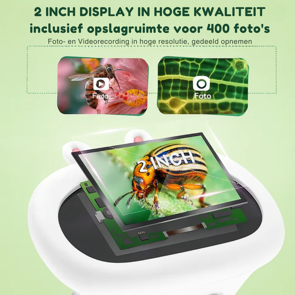 MicroVision Mini Mikroskop | Entdecke die verborgene Welt mit diesem leistungsstarken digitalen Mikroskop