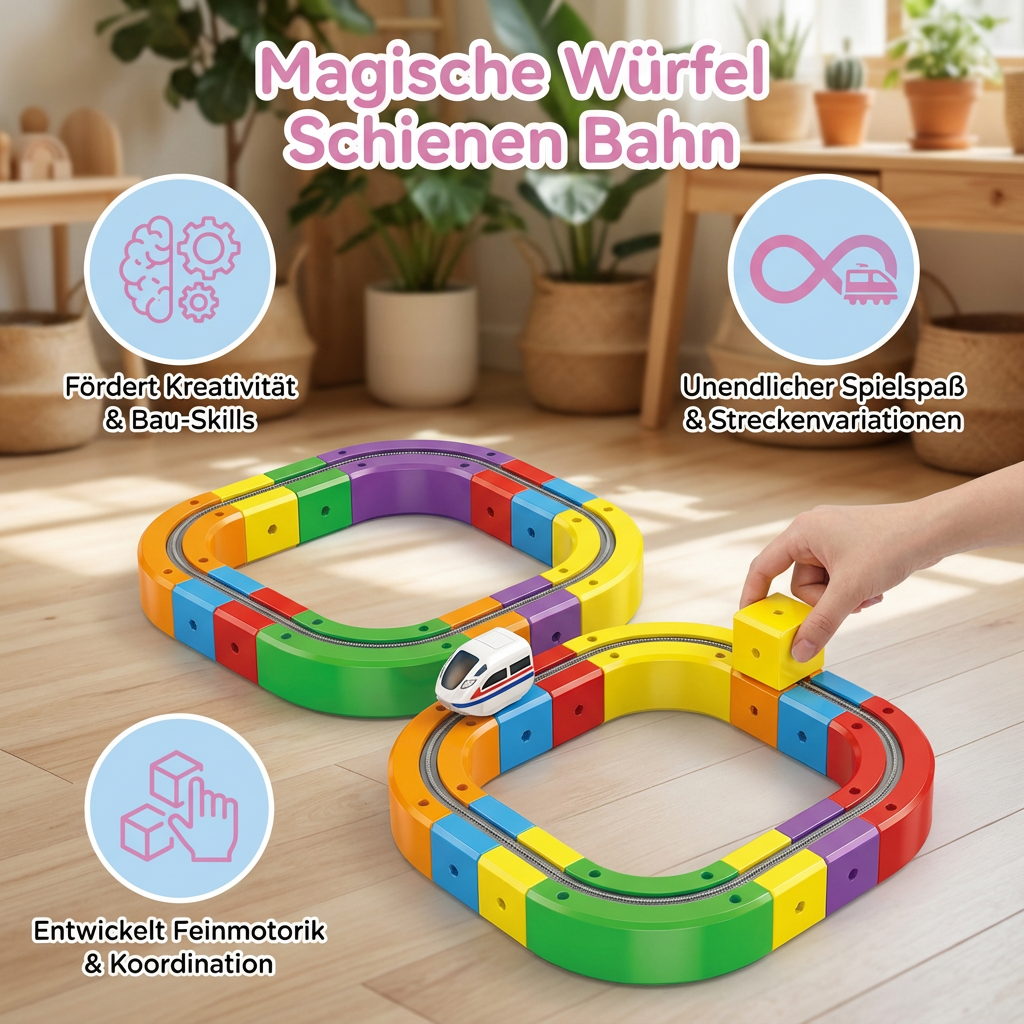 Magische Blokken Spoorbaan Spielzeug für Kinder