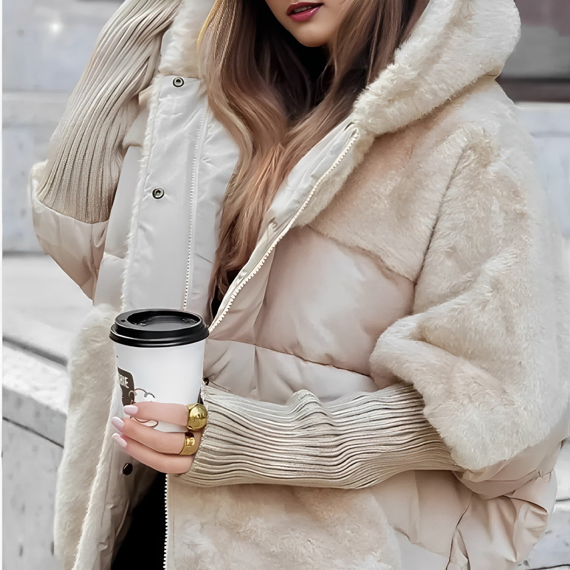 Warme Daunenjacke mit Lockere Passform – Leichte Winterjacke für Stil und Komfort