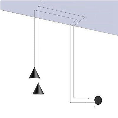 Frendorf | Moderne Pendelleuchte | Minimalistisches Metall Design