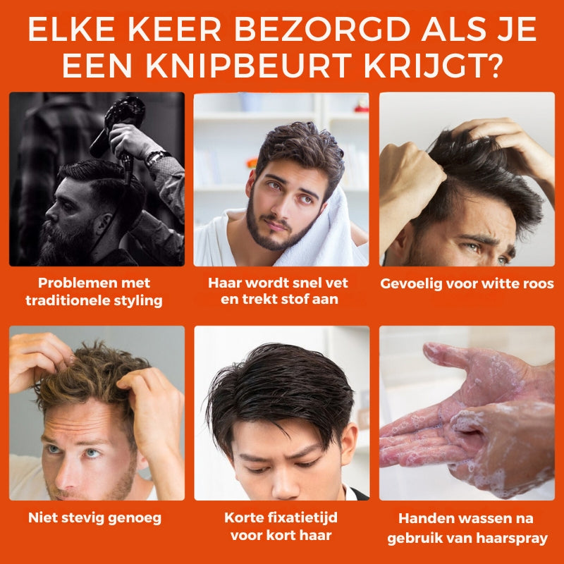 StyleFusion Haar Gel Combi | Kamm und Gel für natürlichen, starken Halt und schnelles Styling