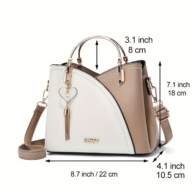 Luxuriöse Leder-Handtasche für Frauen | Klein