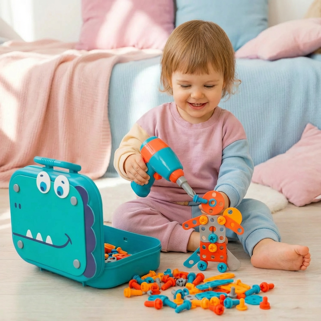 Dino Baukasten für Kinder Kreatives Handwerk