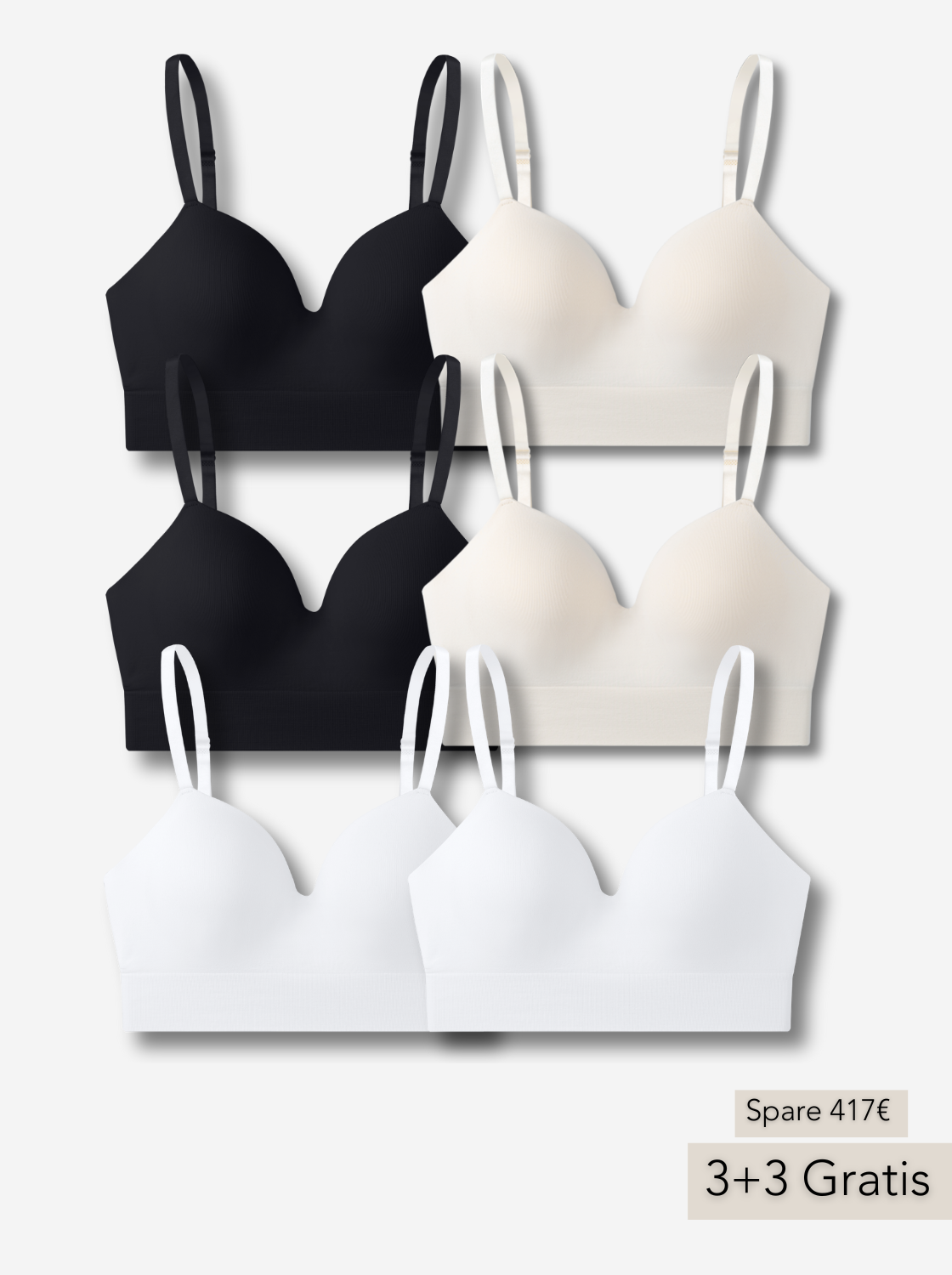 ElegancePlus Nahtloser Balconette-BH | Vollständig Bedeckender Komfort und Stil