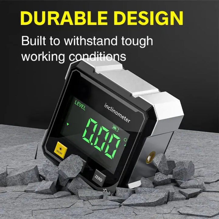 Präzisionswinkelmesser HoekPro – Magnetische digitale Wasserwaage