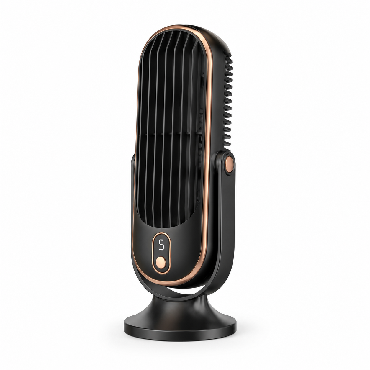 AeroLux Elite Kühlventilator | Dualmotor, 720° Rotation, USB wiederaufladbar & ultra-leise für ultimativen Komfort überall