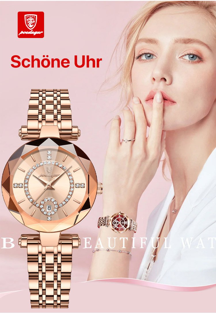 Geboren für Eleganz, gekommen für Schönheit. - Elegante Uhren für Frauen