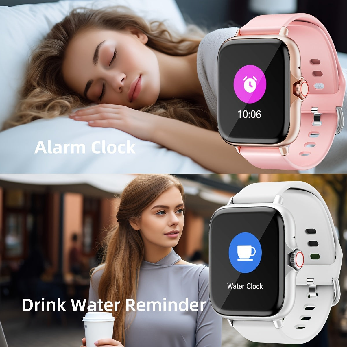 SmartFit Touch - Stilvolle Smartwatch mit Aktivitätstracker & Benachrichtigungen