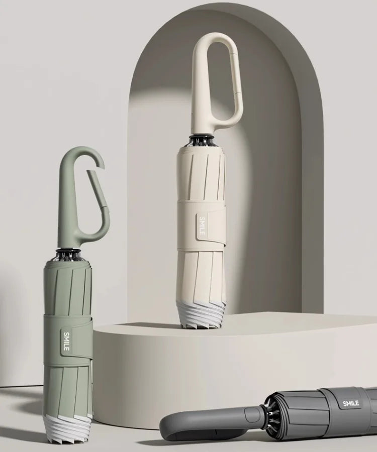 Aurelia Luxe winddichter Regenschirm | Eleganter, tragbarer Schutz gegen die Elemente