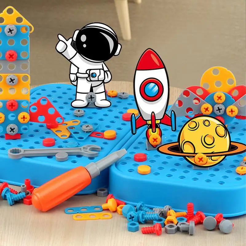Montessori 3D-Werkzeugkoffer für Kinder